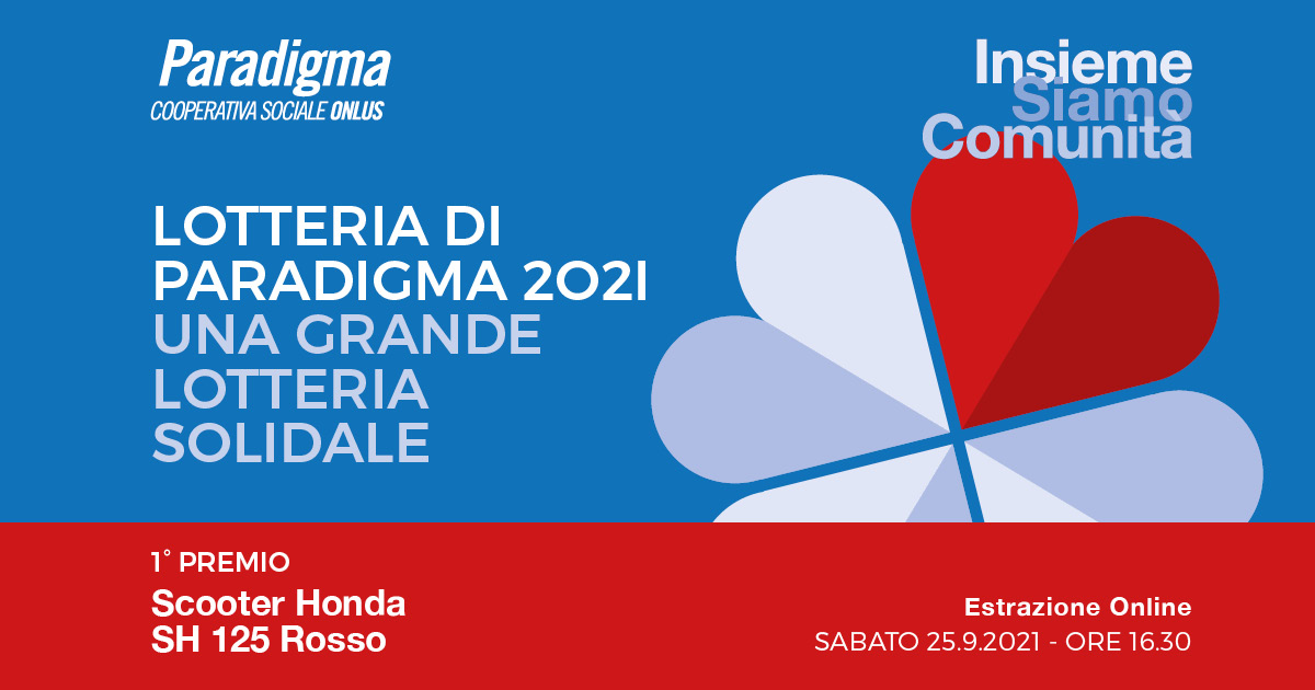 Scopri di più sull'articolo Lotteria di PARADIGMA 2021