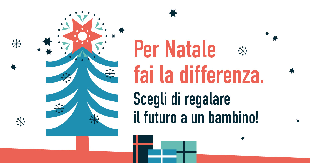 You are currently viewing Per Natale scegli di regalare il futuro ad un bambino!
